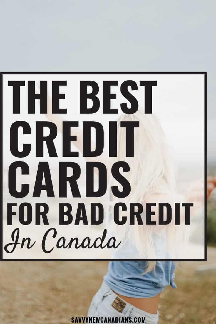 The best credit cards to repair your bad credit. #creditrepair #creditcards #buildcreditscore #creditrepairtips #Canada