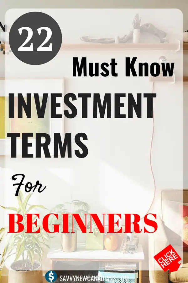 22 Investment Terms You Should Know. Do you want to succeed in the financial and stock markets as a beginner? You should know these investment terms! Start investing like a pro today. #investing #stockmarketforbeginners #knowledge #makemoney #personalfinance