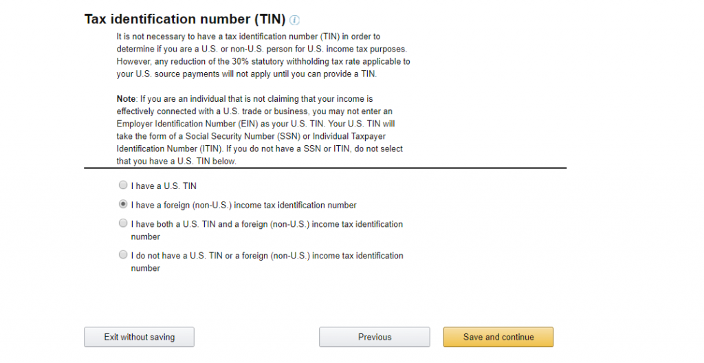 Amazon KDP 2- Avoiding The US 30% Withholding Tax