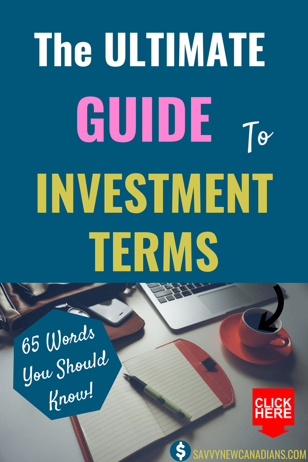 The Ultimate Guide To Investment Terms You Should Know. As a beginner investor, it is important that you understand these basic investing words if you plan to succeed in the financial markets. This article lays out the most important 70 basic terms you should understand to build your investing portfolio and net worth. #beginnertips #moneytips #investing #personalfinance #terms
