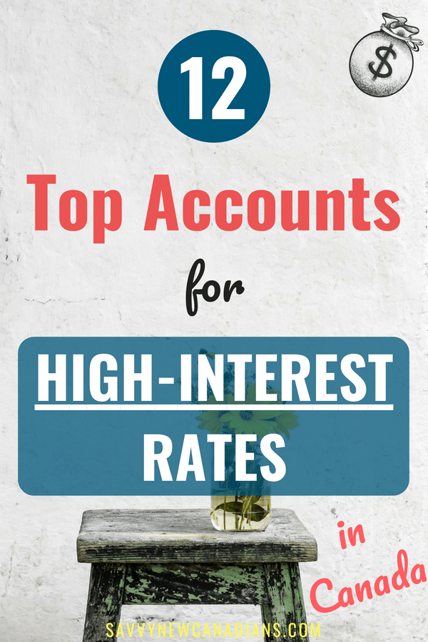 The Best Savings Accounts in Canada. Here are the top savings interest rates being offered in Canada. See how to maximize the returns on your savings account and increase your net worth. #savemoney #earnmoney #savings #moneytips #wealth #personalfinance #savingmoney #moneyaffirmations