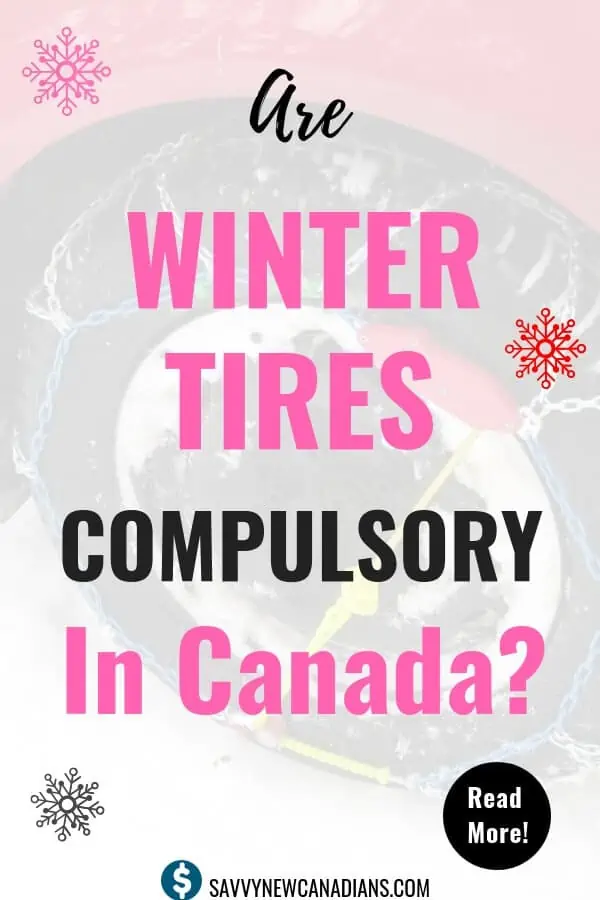 Are Winter Tires Required in Canada? Check out what the different Provinces require for winter driving. #winter #wintertires #driving #savemoney #DIY #car