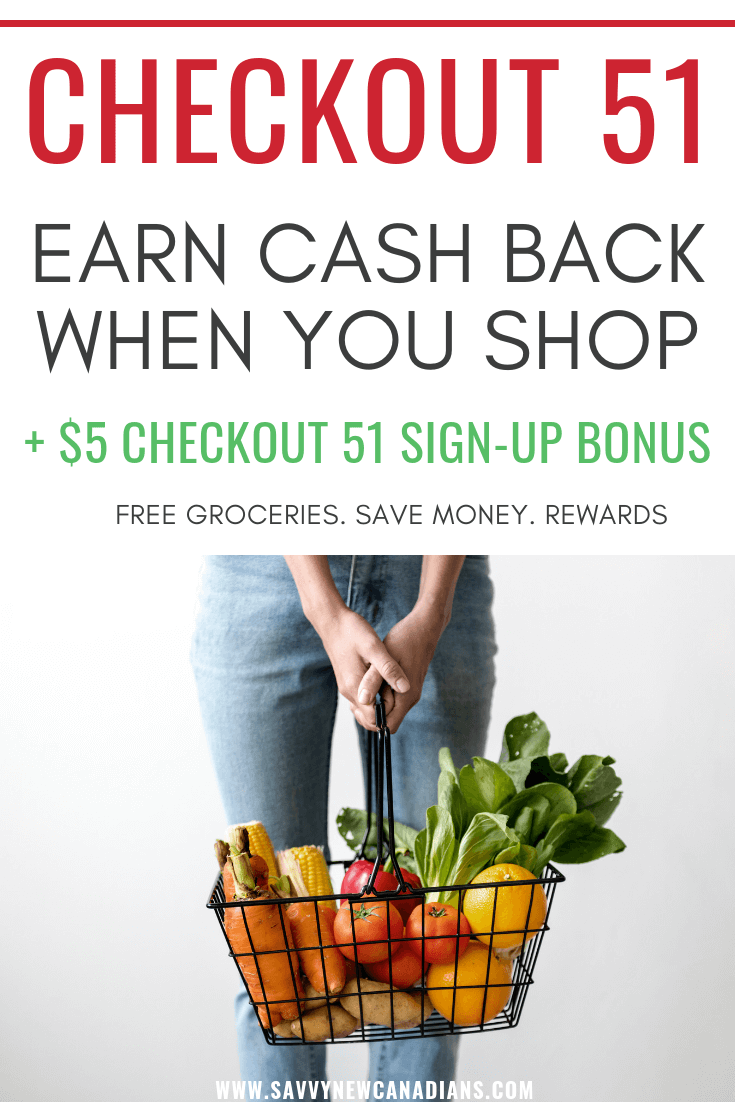 Save money on groceries with the free Checkout 51 app. Earning cash back has never been so easy...check out how to start saving today. There is also a free $5 Checkout 51 cash bonus inside! #savemoney #groceries #couponapps #freeapps #savingmoney #checkout51