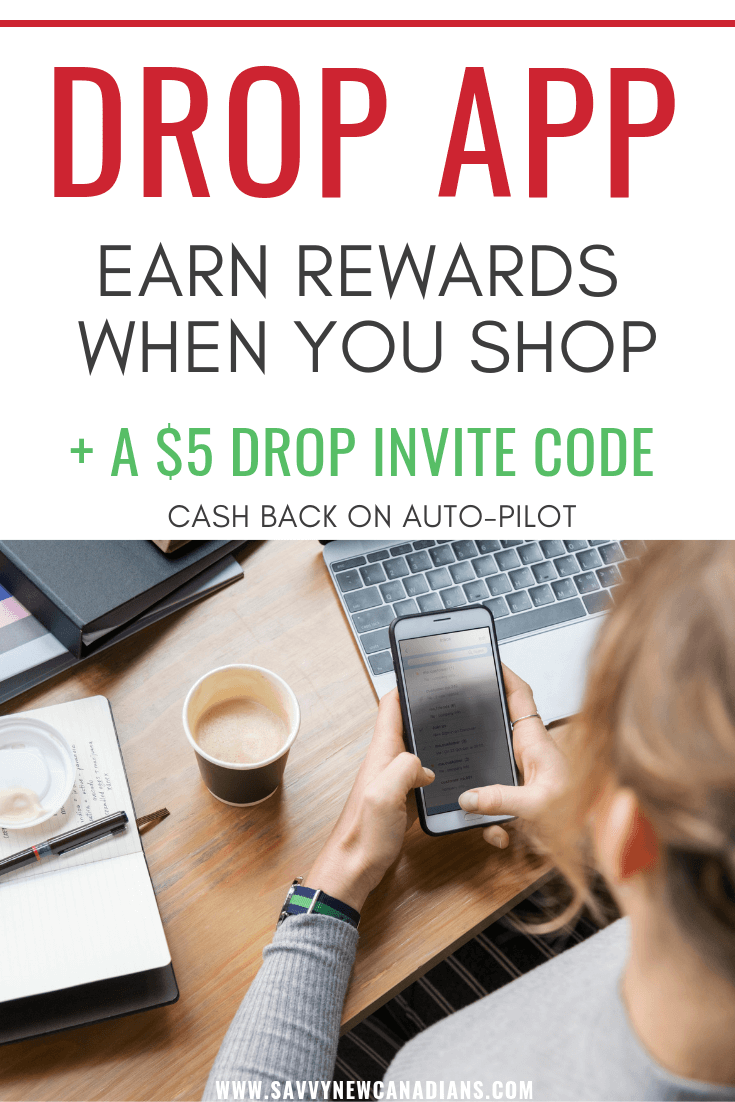 The Drop app is a great way to automatically earn cash back rewards on your shopping. Read on to find out more about this FREE app. When you sign up using our Drop invite code, you get a FREE $5 bonus instantly - no purchase necessary! #Drop #savemoney #rewards #savingmoney #giftcards #freeapp #makemoney