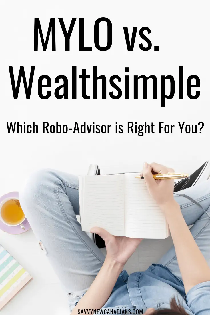 Compare Wealthsimple and Mylo to see which one works better for your investments. Robo-advisors simplify the investment process and help you save on investment fees. #Mylo #Wealthsimple #investing #financialplanning #savemoney #fees #personalfinance