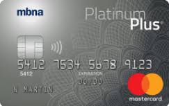 MBNA Rewards Platinum Plus Mastercard..