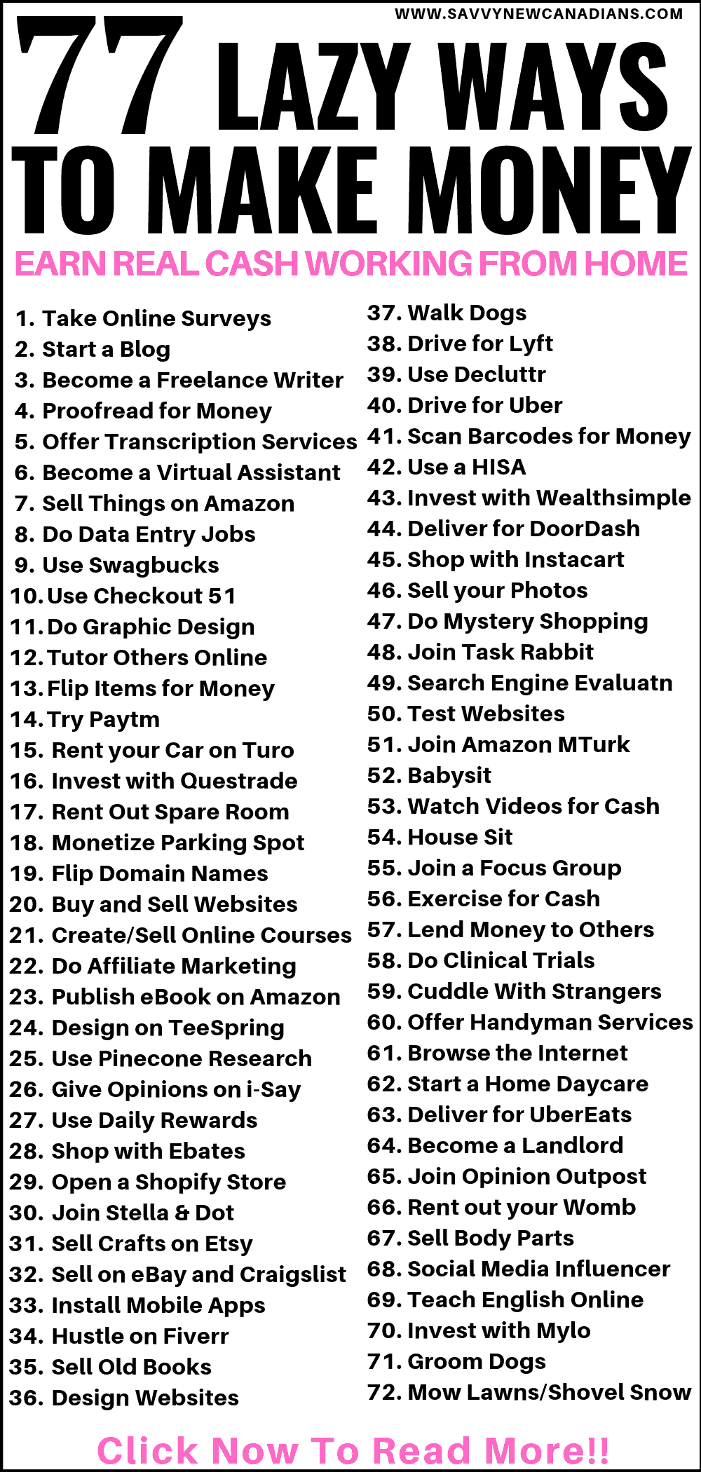 Looking for legit work from home jobs to make money? Here's a quick list of stay at home jobs that pay up to $5,000 per month. No previous experience required! #workfromhome #workfromhomejobs #sidehustles #moneymakingideas #makeextracash #makemoneyonline