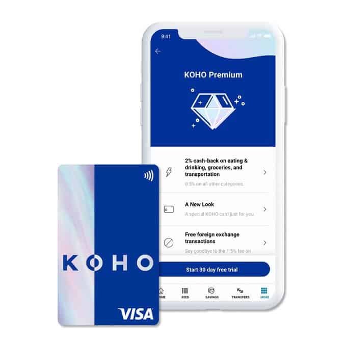 KOHO Premium App and Card
