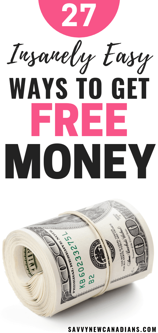 Do you need extra cash? Here are 25+ tips and hacks on how to get FREE money today! I love saving money and making extra cash whenever I can...and I definitely LOVE free money and free stuff! Find out where you can take advantage of free cash opportunities in this post. Did I say $2,500 in real money! Yes, and most of it is in sign-up bonuses for services you need anyway. PIN THIS! #freestuff #savemoney #moneytips #savingmoney #makemoneyonline #waystomakemoney #earnextramoney #makemoneyfromhome #makemoneyfast