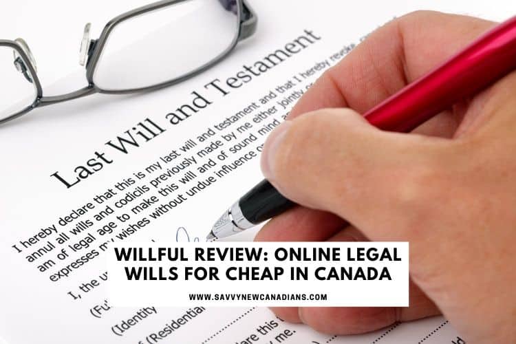 willful wills - cheap online will kit canada