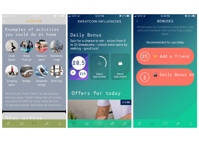 Ways to Earn Sweatcoins