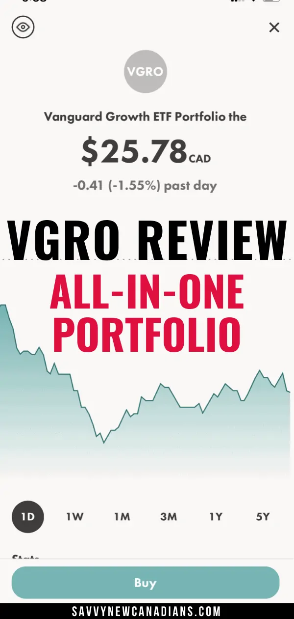 VGRO Review 2022: Vanguard\'s All-in-One Growth ETF Portfolio Explained