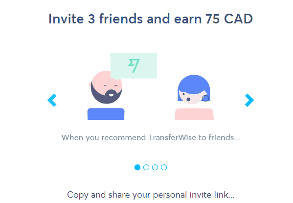 TransferWise Refer a Friend $75