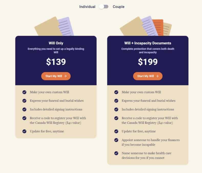 epilogue wills pricing