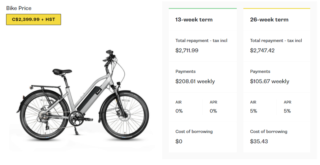 Moves Financial e-bike financing