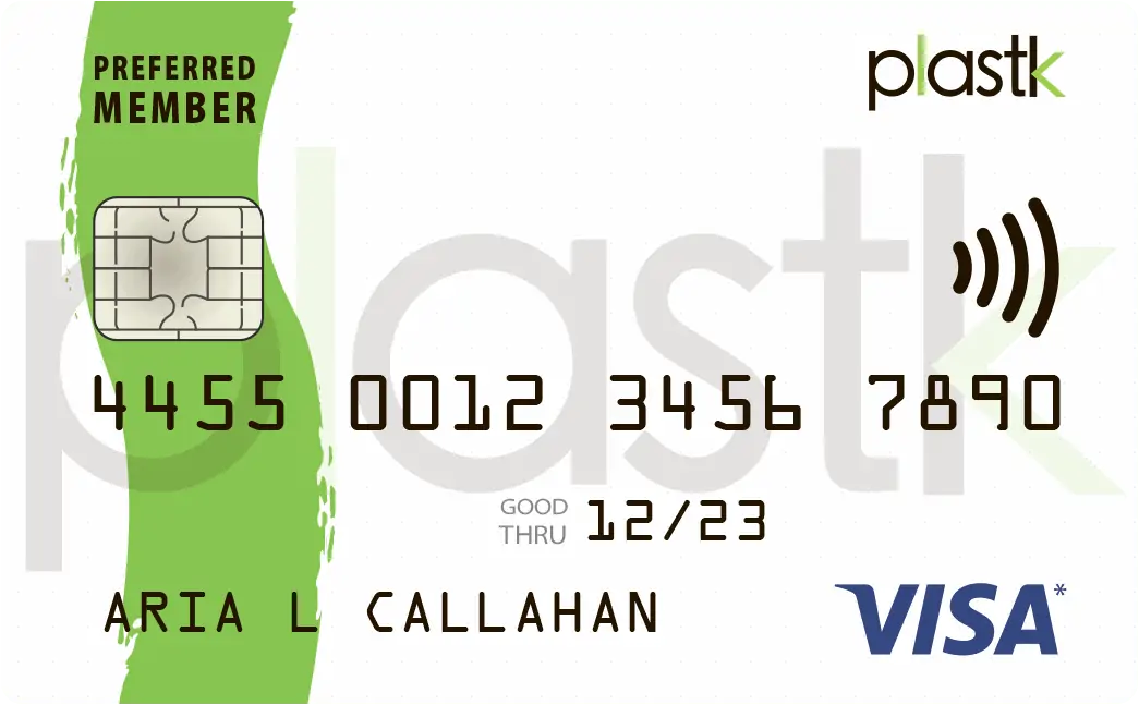 Plastk secured credit card
