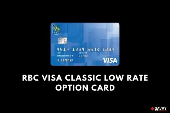 RBC Visa Classic Low Rate Option card
