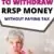 withdraw rrsp without paying tax