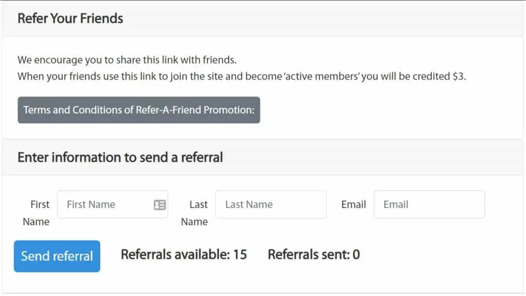 Surveylion refer-a-friend program