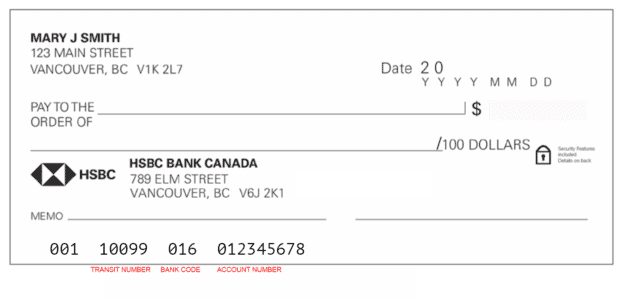 hsbc void cheque sample