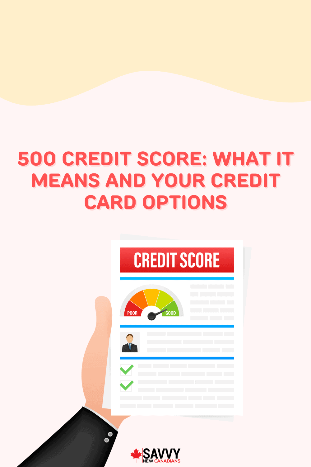 500 Credit Score: What It Means and Your Credit Card Options