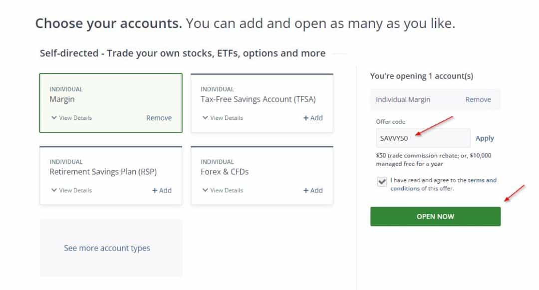 Questrade buy stocks 2