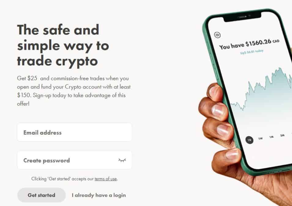 wealthsimple crypto promo offer 5