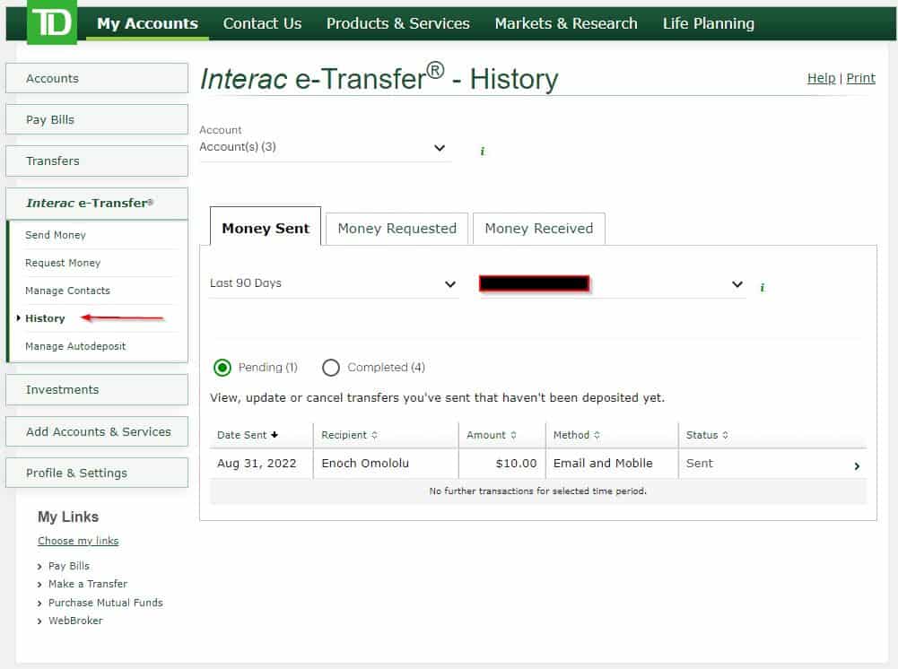 How To Cancel TD Interac e-Transfer in 5 Simple Steps - Savvy New Canadians