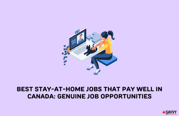 image showing a woman working from home