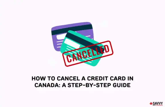 image showing cancellation of credit cards