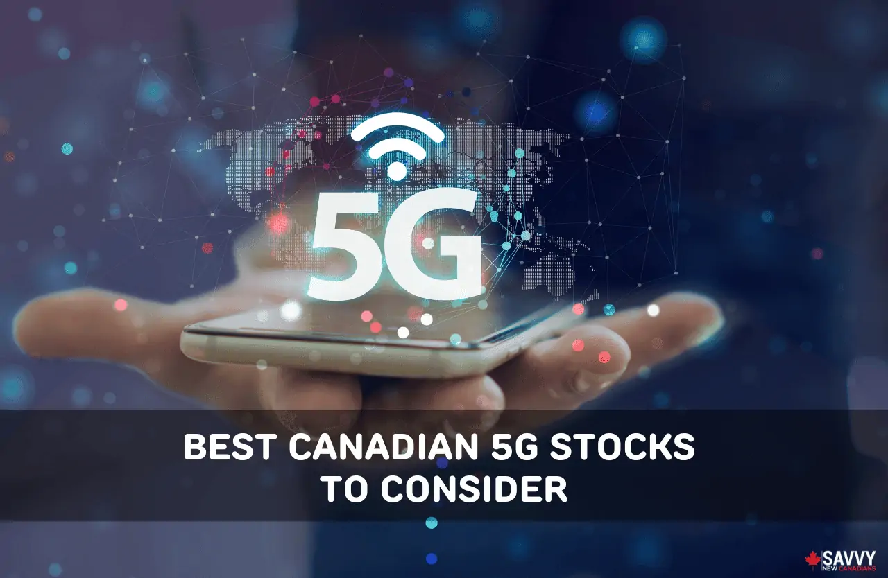 image showing 5G network for best 5G stocks in Canada