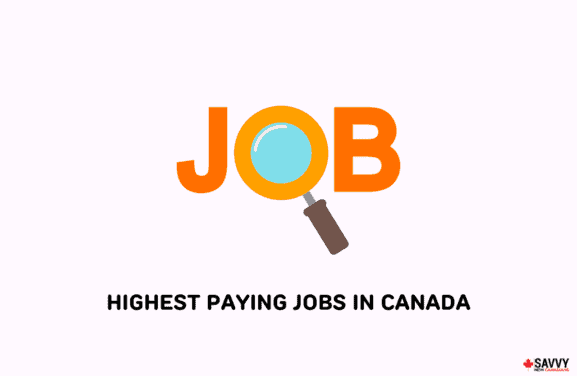 image showing a job finder icon for highest paying jobs in canada