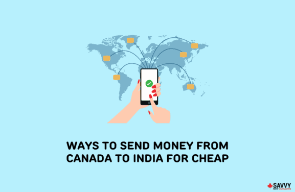 image showing an international money transfer is being made on a mobile to different countries worldwide