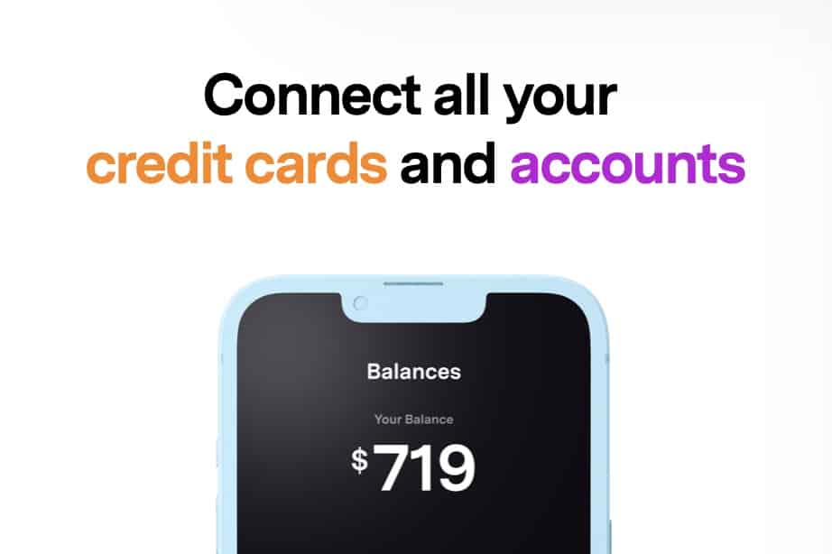 image showing billi app to connect all credit cards and accounts feature