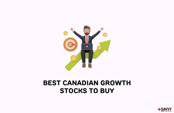 image showing a man looking happy with his investment with the best canadian growth stocks