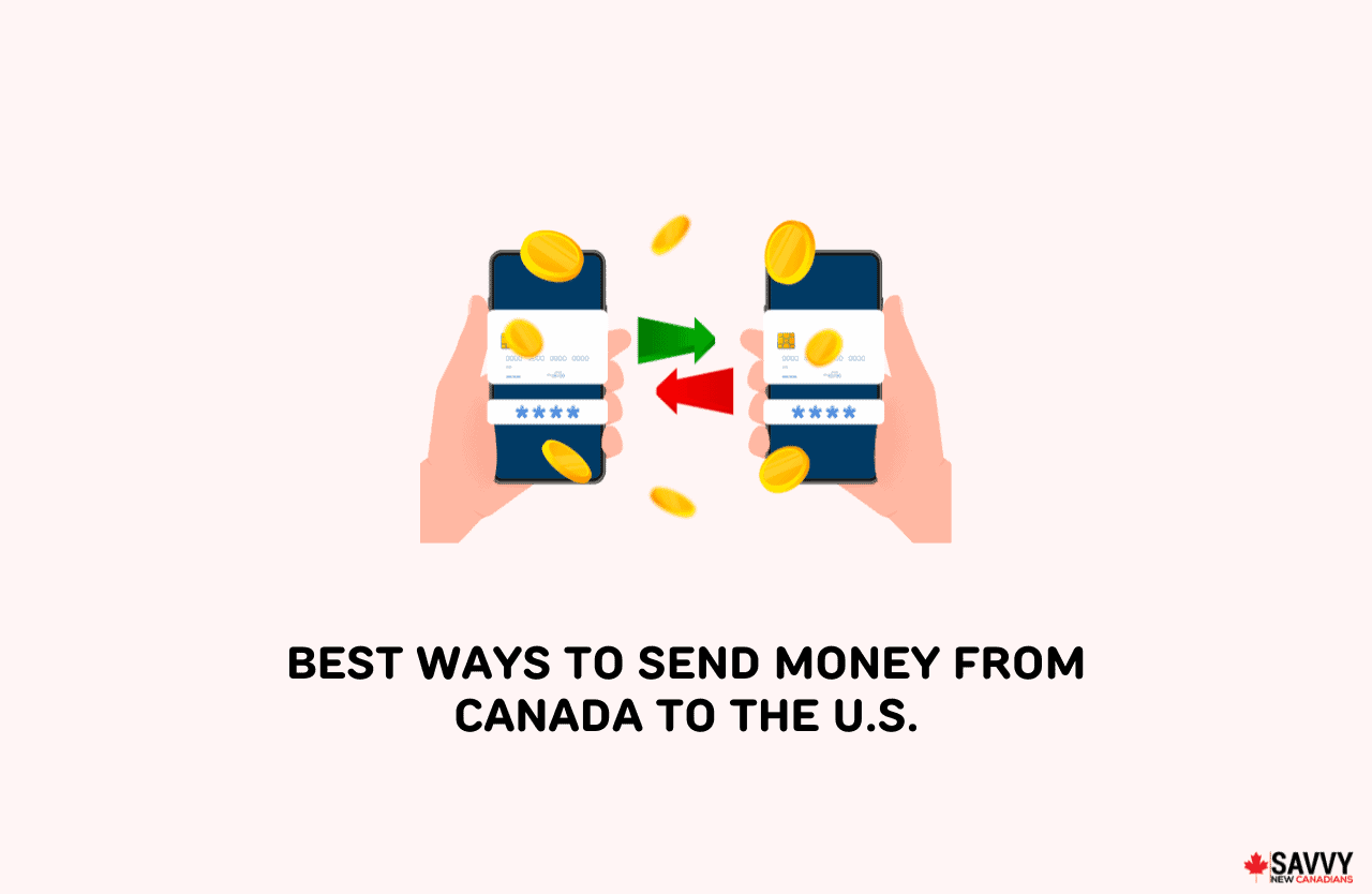 image showing an icon for sending money from canada to the us