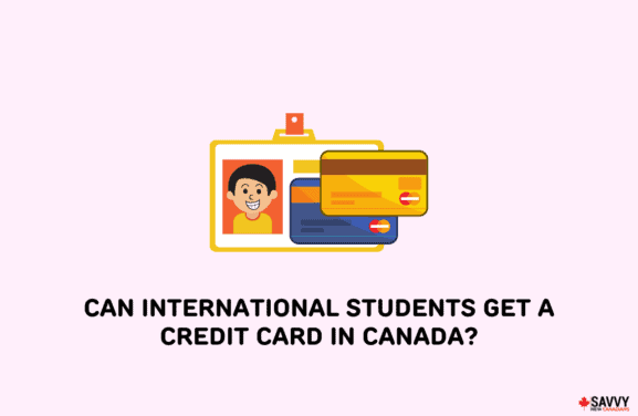 image showing an icon of an international student getting a credit card in canada