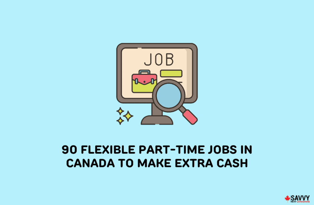 image showing an icon for flexible part time jobs in canada