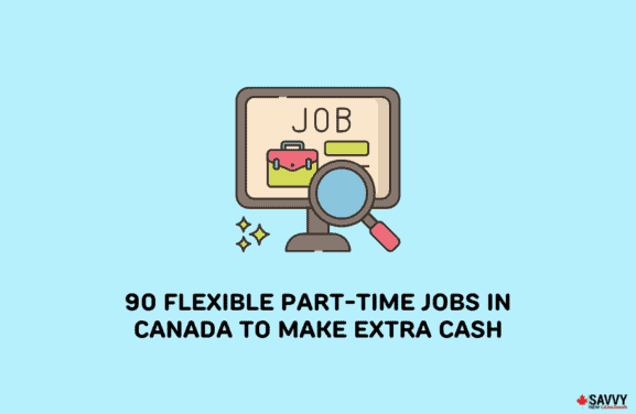 image showing an icon for flexible part time jobs in canada