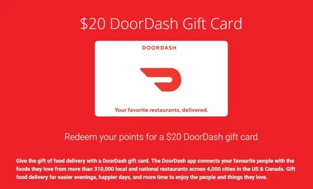 Leger Opinion DoorDash gift cards