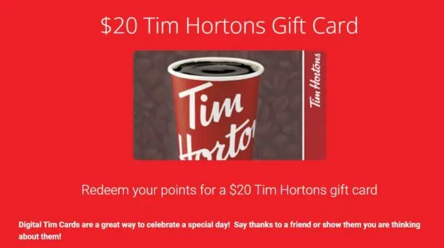 Leger Opinion Tim Hortons gift cards