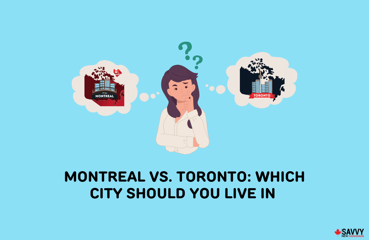 image showing a woman comparing montreal and toronto cost of living and lifestyle