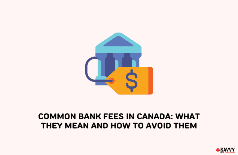 image showing common banking fees illustration