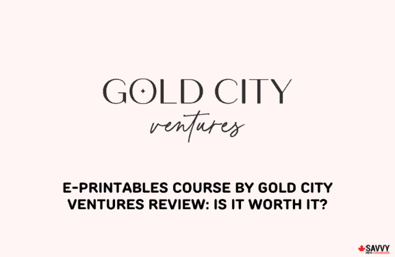 image showing logo template of gold city ventures
