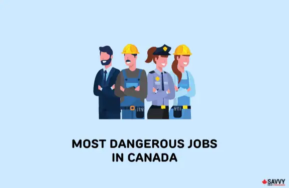 image showing people working on the most dangerous jobs in canada