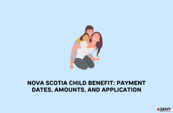 image showing a mother caring for her child as an illustration for nova scotia child benefit