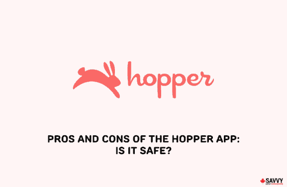 image showing logo of hopper app for discussion about its pros and cons