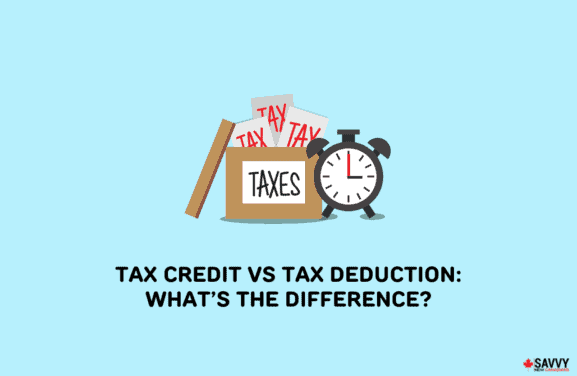 image showing tax icon for te discussion of tax credit and tax deduction