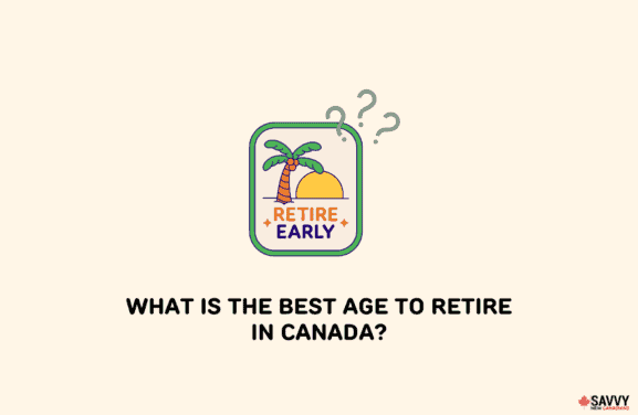 image showing an icon of early retirement in canada