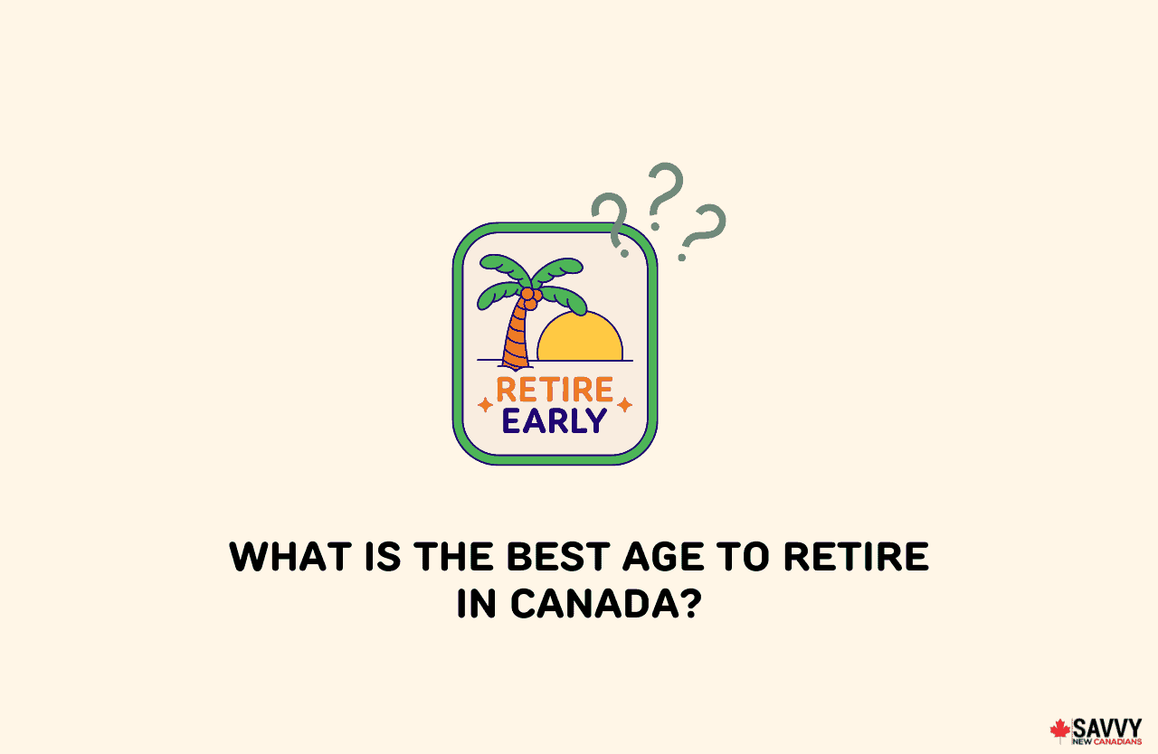 image showing an icon of early retirement in canada